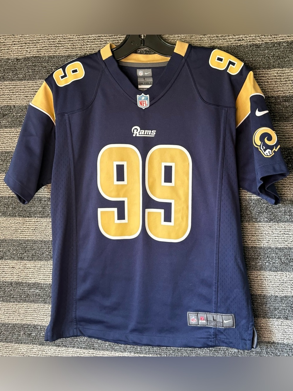 Nike Aaron Donald Los Angeles Rams NFL Football Kids Youth Jersey Large 10-12